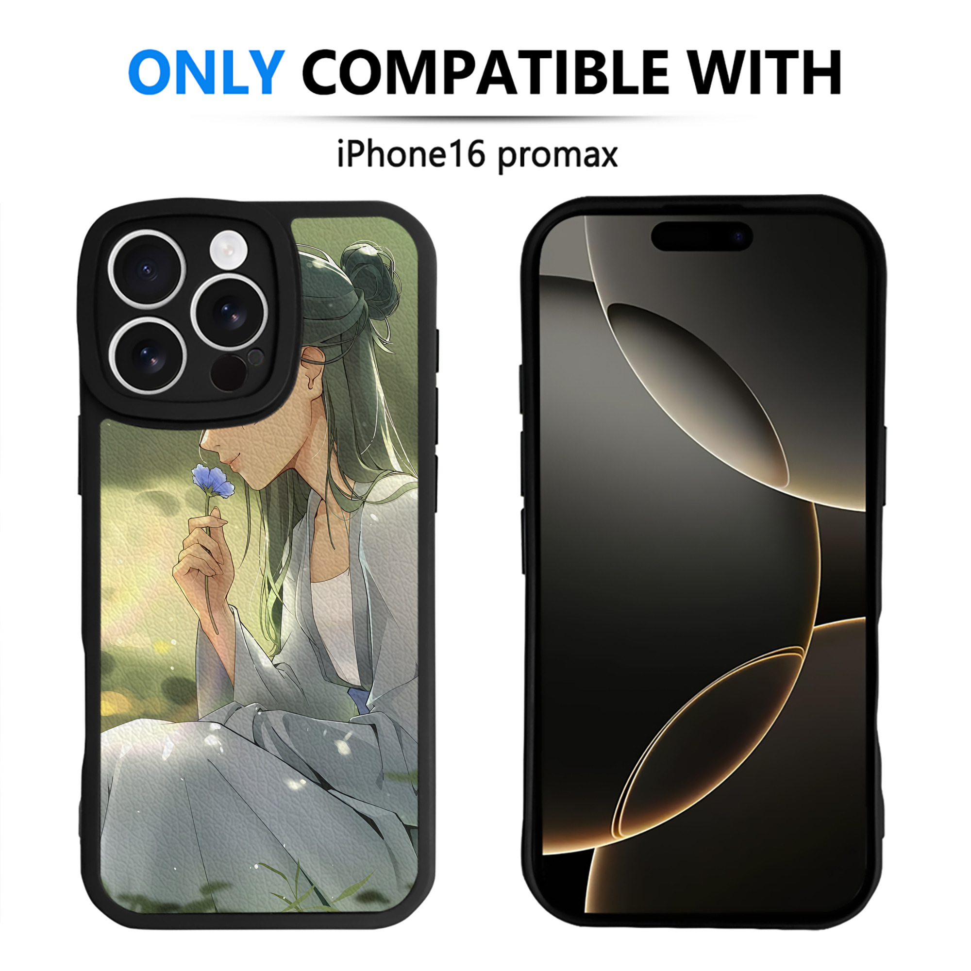 （画像用） 薬屋のひとりごと The Apothecary Diaries 【iPhone 16シリーズ対応】シリコンスマホケース（レザー調） 材質：シリコン
